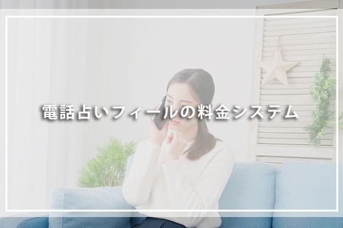 電話占いフィールの料金システム